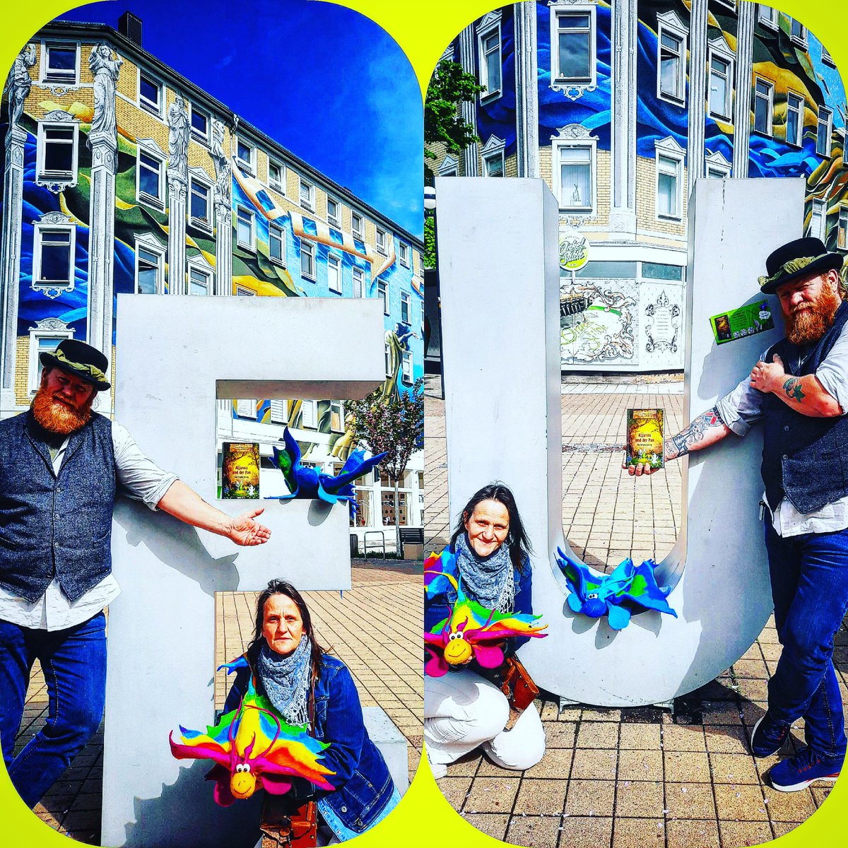 Heute liebe Grüße von Frau Fröhlich &amp; Herr Ulmann aus Chemnitz