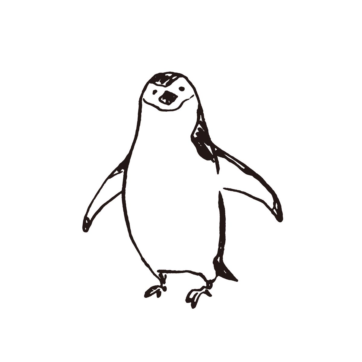 売れ筋商品 原画 わらわらペンギン イラスト