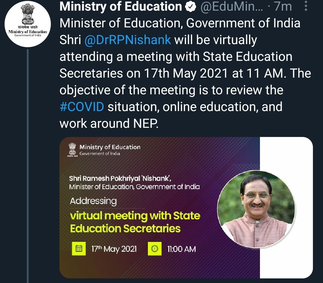 STUDENTSDUNION's tweet photo. 🚨VIRAL IT SPREAD TWEET MAX 🚨

#CBSE
#CANCELBOARDEXAM
#cancelclass12thboardexams2021

Victory is one the way

KEEP TWEETING GUYS PLEASE 🙏🙏

TOGETHER WE UNITE 🙏
TOGETHER WE WIN 💪💪💪

FOLLOW @STUDENTSDUNION
@TheAnuragTyagi
@AdvMamtaSharma 

VOICES HAVE BEEN HEARD 👇👇👇👇 https://t.co/hPoA8eQWEw
