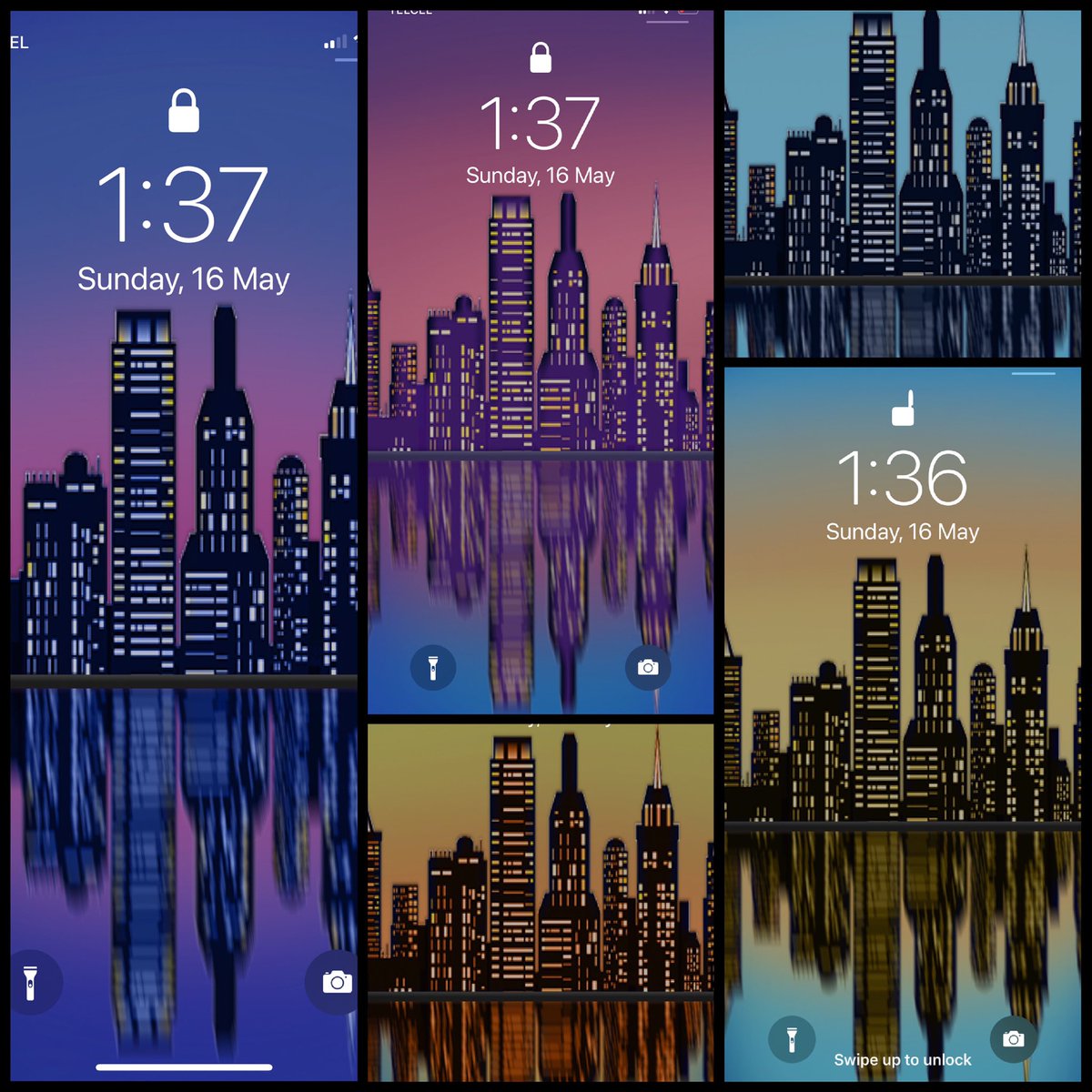 DSprkplg's tweet photo. Happy #SundayWallday everyone! Today we have 5 City Skyline Timed Walls that can be used with iPhone's shortcut for #EasyWeather or as stand alone walls in your device of choice. Get them free at blog. Enjoy! 😘 
#wallpaper 
#iphonewallpaper 
#androidwallpaper 
#digitaldrawing https://t.co/g7zyTg9fNZ