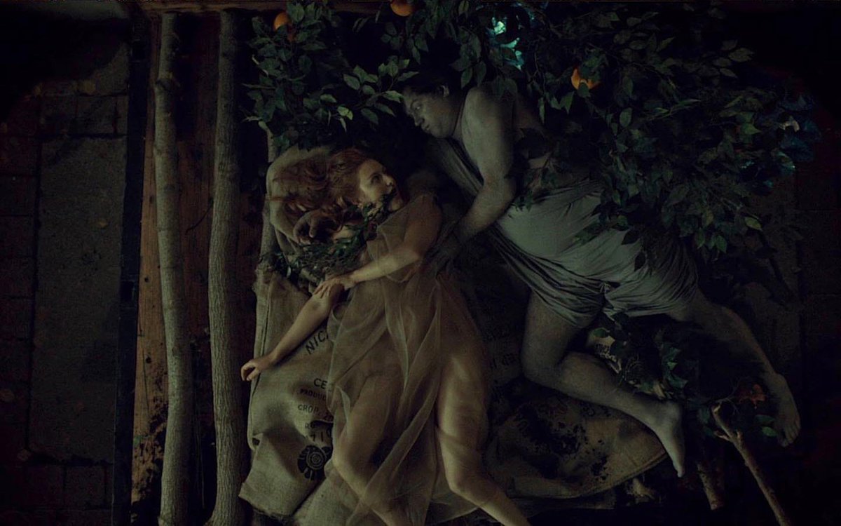 _Cinefilos_'s tweet photo. La primavera (recorte) (Botticelli, 1482) /
Hannibal (T3, E2) (2015) https://t.co/jPSl4NeVx7