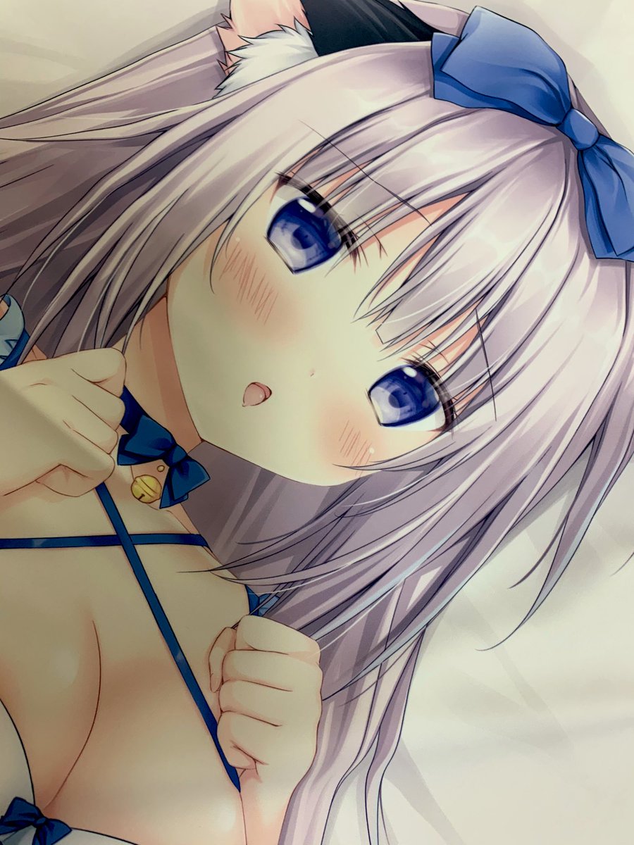 「あいりにゃん抱き枕カバーの色校正☺️ 」|梱枝りこ🐶冰剣の魔術師アニメお疲れ様でした！のイラスト