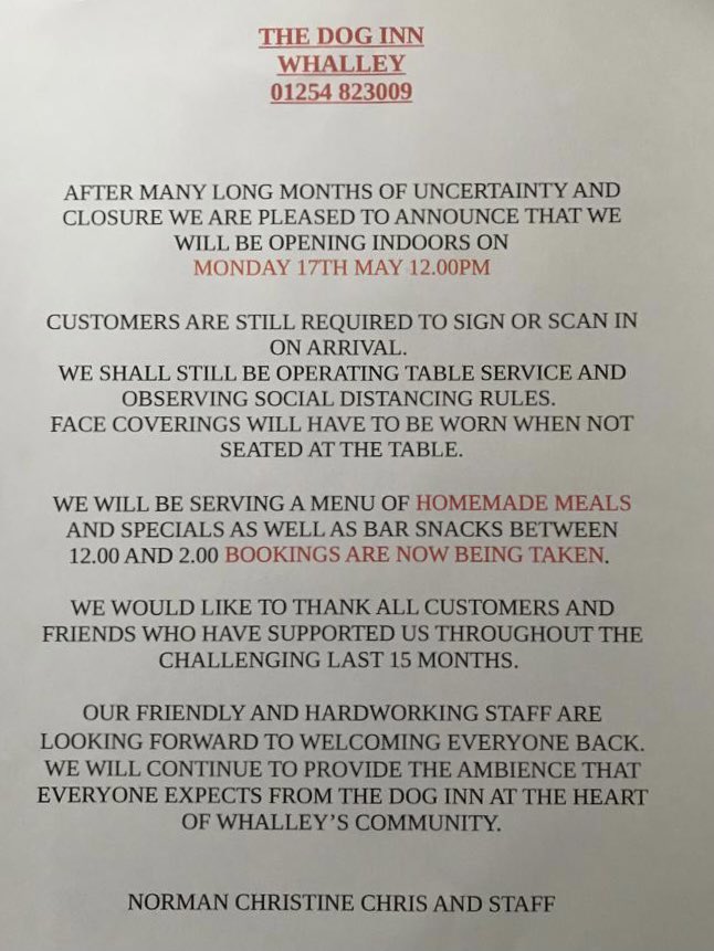 The Dog Inn, Whalley (@doginnopenmic) on Twitter photo 