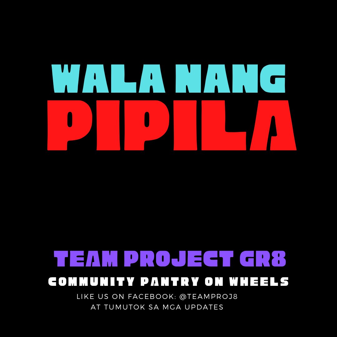 mykapalaran's tweet image. Mas maayos!
Mas ligtas!

Gugulong na ang tulong hatid ng #TeamProjectGr8 Community Pantry. ❤️