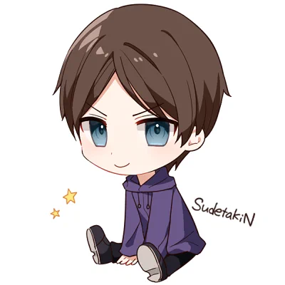 JUPITER所属ストリーマーすでたきさん(@sudetaki)の立ち絵を描かせていただきました!イラスト描いてもらえると嬉しいです! #お絵たきん 