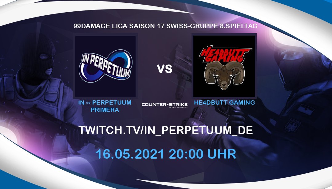 Heute den Aufstieg feiern?

Tür zur Division 4 ist offen!

Am heutigen Sonntag geht es für Primera, das Mainteam von In Perpetuum, gegen "He4butt Gaming".

Auf Grund der bisher starken Saison kann heute bereits der Aufstieg in Division 4 klar gemacht werden.