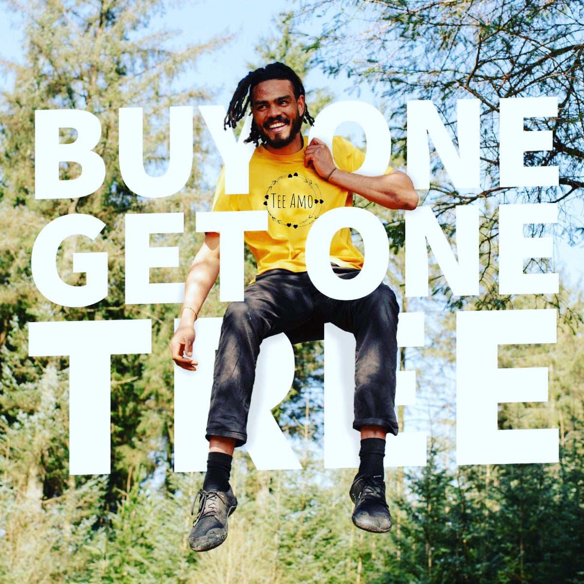 TeeAmoKindness's tweet photo. Happy Sunday Folks!
There is still time to shop with a purpose - one tree planted for every order up to midnight tonight! 🙌🏼🌲
#purchasewithpurpose #planttrees #everyordercounts #sustainablefashion #sustainablestreetwear #ethical #plasticfree #veganclothing #circularfashion https://t.co/tNy1wyIBFZ