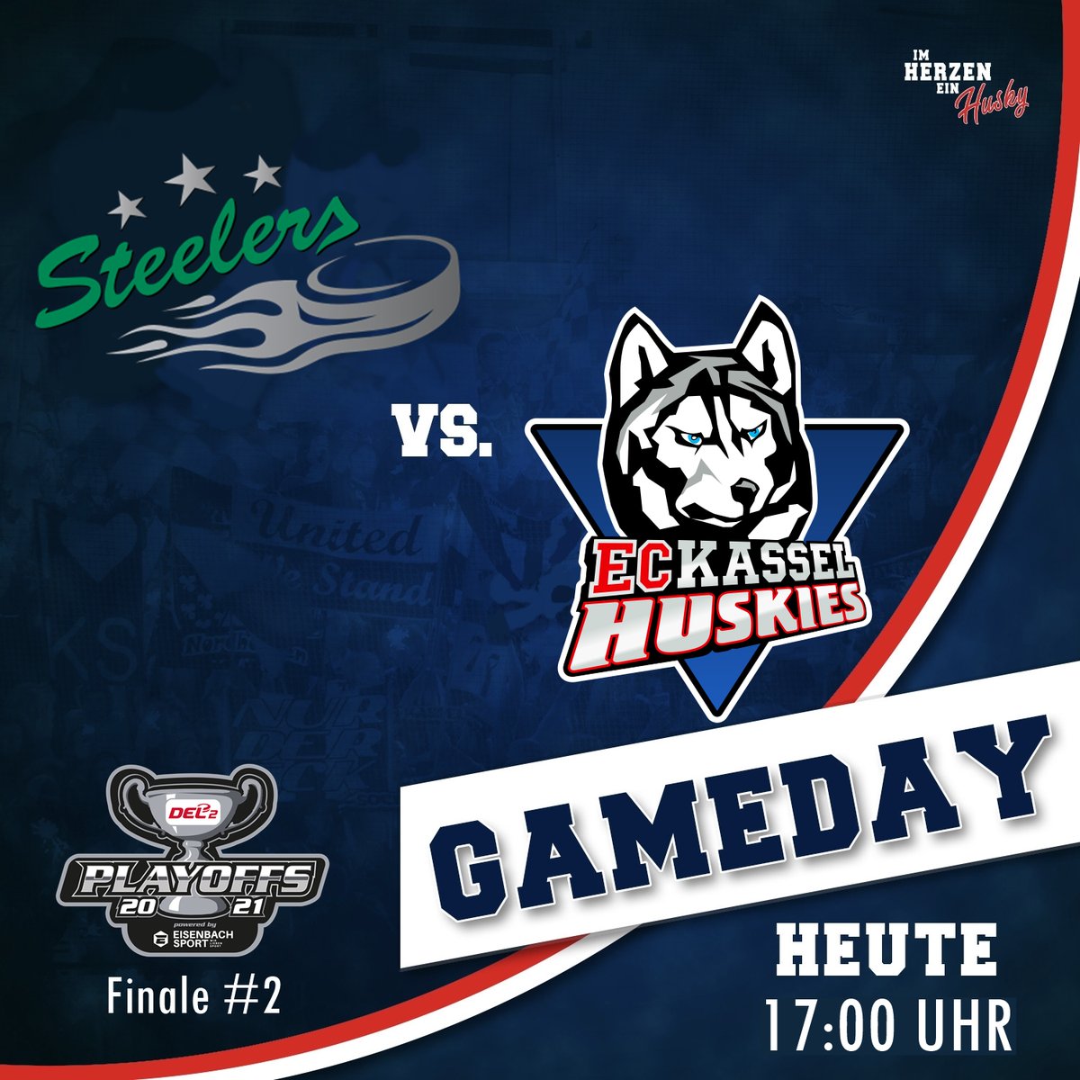 ECKASSELHUSKIES's tweet image. Nur noch 2️⃣...

Ab 17 Uhr stiegt heute das zweite Finale in Bietigheim - unsere Jungs können sich dabei die Matchpucks für den Titel holen 💪

Eure Tipps für Spiel 2?👇

#SCBECK #2togo #MissionDEL #imHerzeneinHusky