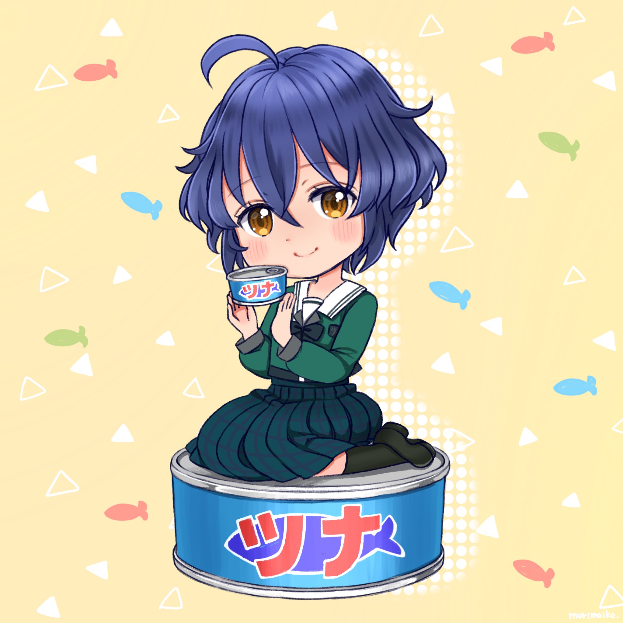 Morimaiko ツナ缶みうちゃん描きました ナナニジ 滝川みう 計算中 計算中イラスト募集 T Co T04v2pcf0m Twitter