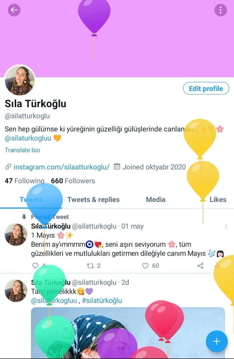 silatturkoglu's tweet photo. Twitter'da balonlarım uçuşuyor 🎈🌈🧡 https://t.co/rmWTI5TOyE