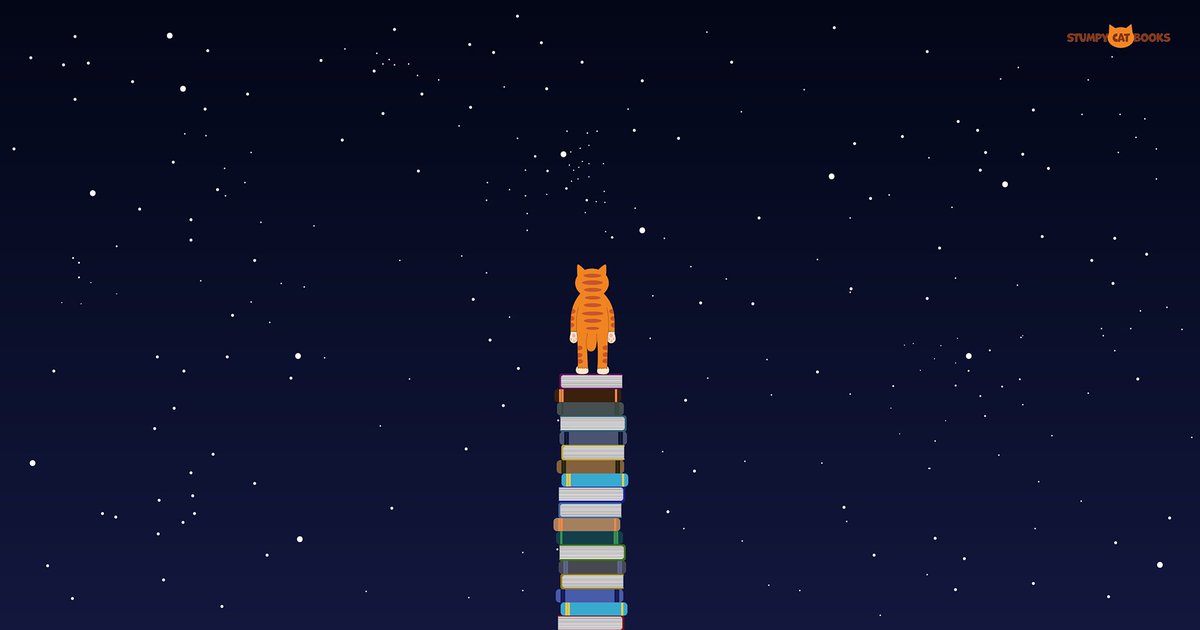 StumpyCatBooks's tweet photo. Books give a soul to the universe, wings to the mind, flight to the imagination, and life to everything 😻🧡 #cats #catsoftwitter #catsontwitter #childrensbooks #kidlit #books https://t.co/7oc7nWJ57N