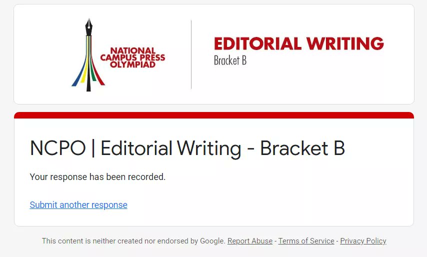 Super glad of my article! Regardless of my result in NCPO, I'm happy to write an article about something that affects campus journalists like me! ❤️