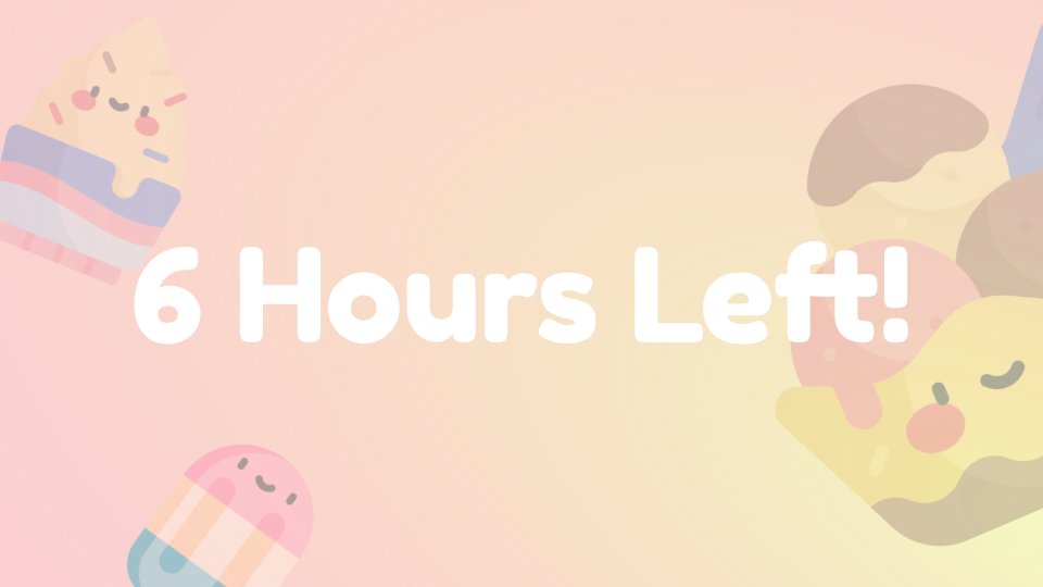 6 hours left until our announcement! 🍨💫

Turn those post notifications on to get notified right when we release more information! 📣

#SundaeSwap #ADA #Cardano #DeFi