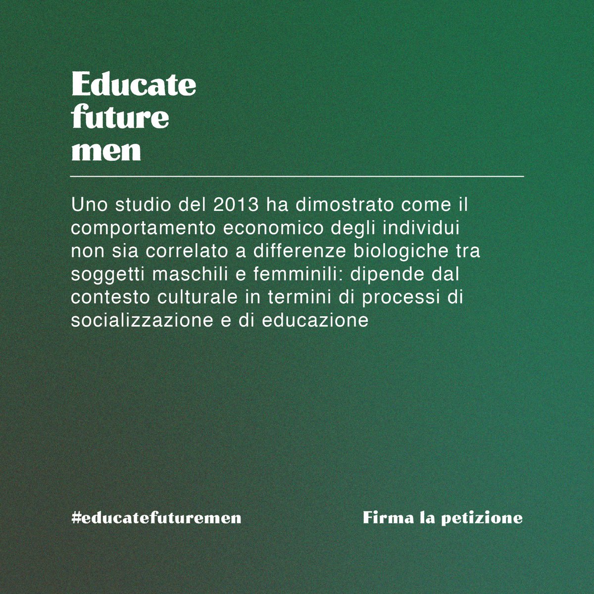 educatelo_'s tweet photo. Spesso le differenze comportamentali tra soggetti maschili e femminili vengono giustificate con la biologia; questo studio del 2013 smentisce tale ipotesi e riporta l’attenzione ai processi di socializzazione
Per leggere il contenuto completo:
https://t.co/wV5QbTfAjP https://t.co/UXL8IqlKJF