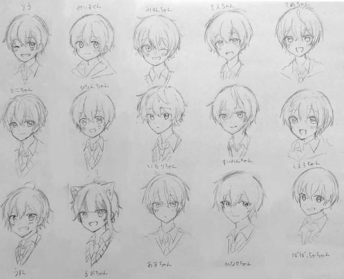 # RTしてくれたフォロワーさんの絵柄で絵を描く 

結局みんな描いてしまった…!
難しかったけど楽しかった〜!☺️✨ 