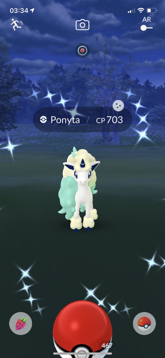 Charannette's tweet photo. Shinnnnnyyy pretty pony!! Spamming research and catching pays off yayeth #pokemongo #researchreward #shinygalarianponyta https://t.co/kZfvPDFkyz