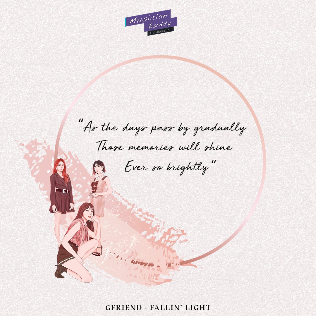 MusicianBuddyC's tweet photo. Musician Buddy Collaboration x Fallin’ Light
📃TEASER 3

Coming Soon

#Gfriend #여자친구 #FallinLight #MusicianBuddyCollab https://t.co/3ch37ekpcP