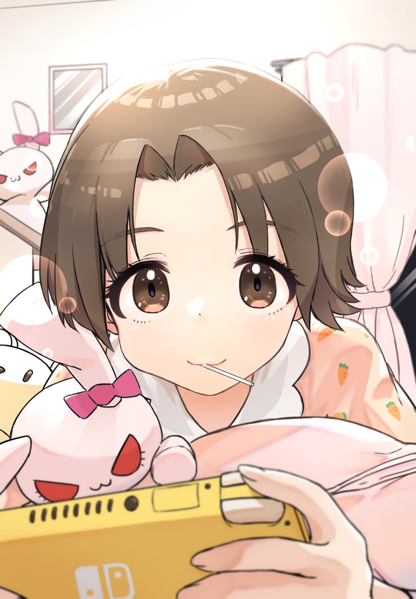 澤梓 「「つぎジ〇オウガいこ!ジ〇オウガ!」 」|おしりパワー中島のイラスト