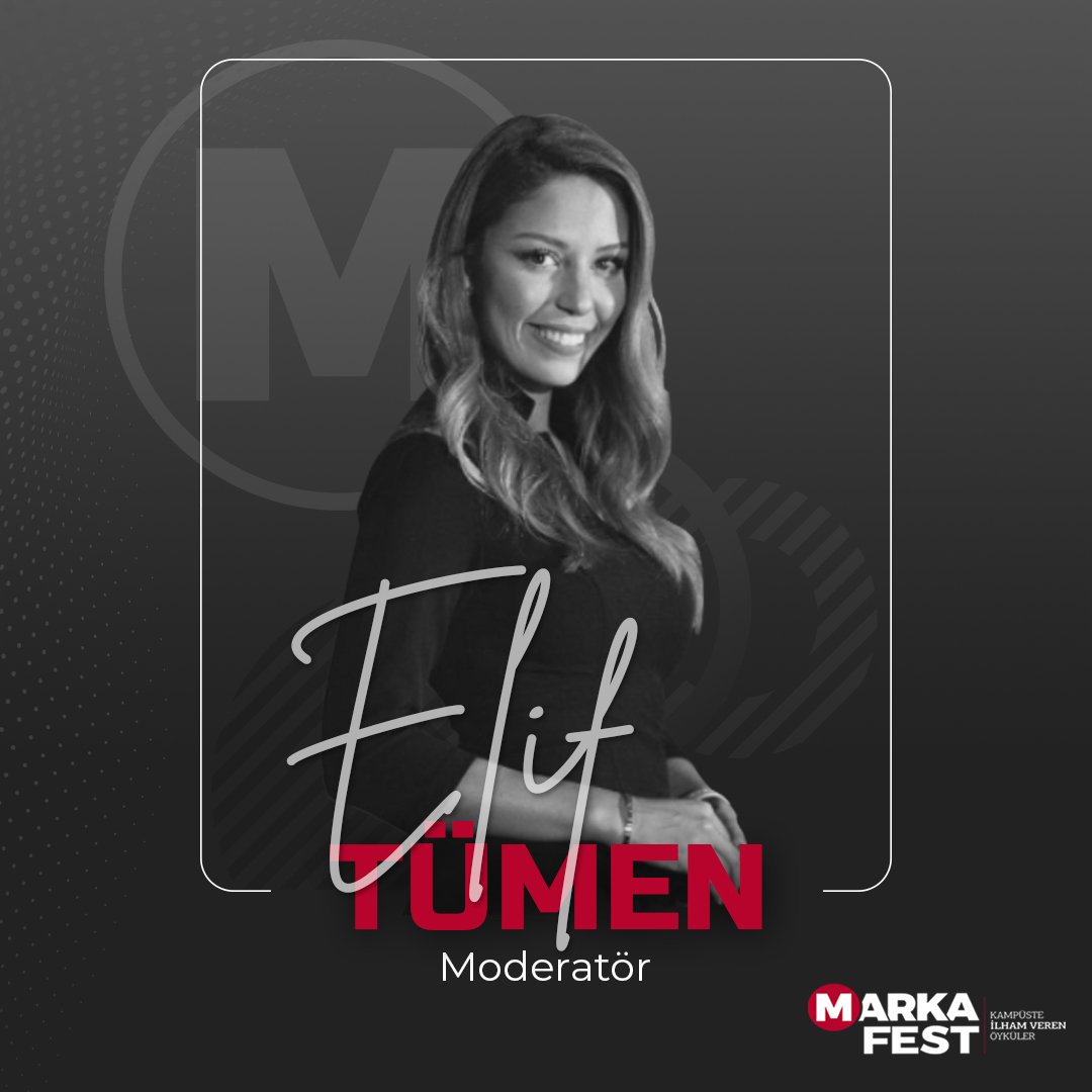 Moderatörümüz Elif Tümen! 
Elif Tümen'in moderatörlüğünde 19-28 Mayıs'ta sektörün öncü markalarının katılımıyla MarkaFest DİJİTALDE! Detaylı bilgi markafest.com'da! #markafest #ilhamverenöyküler #selçuküniversitesi #markafest21 #eliftumen
