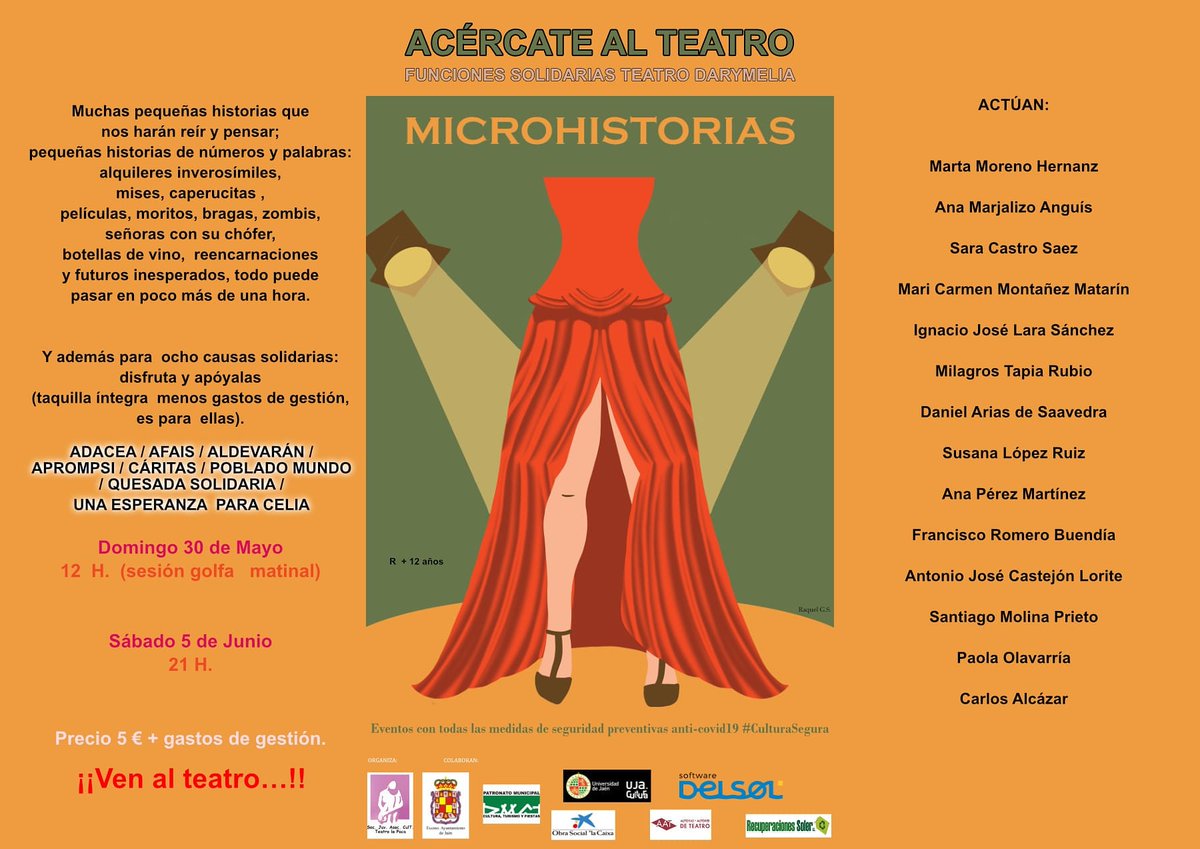 aldevaranjaen's tweet photo. Otro empujón a los proyectos en África desde el teatro. Parte de los beneficios irán para continuar nuestros proyectos que con la pandemia han sufrido un parón. Ayúdanos a descongelarlos. Te esperamos. Compra tus entradas en el enlace. Acompáñanos.
https://t.co/ZLwjKKr32jÁN https://t.co/ZBPwjTJQcx