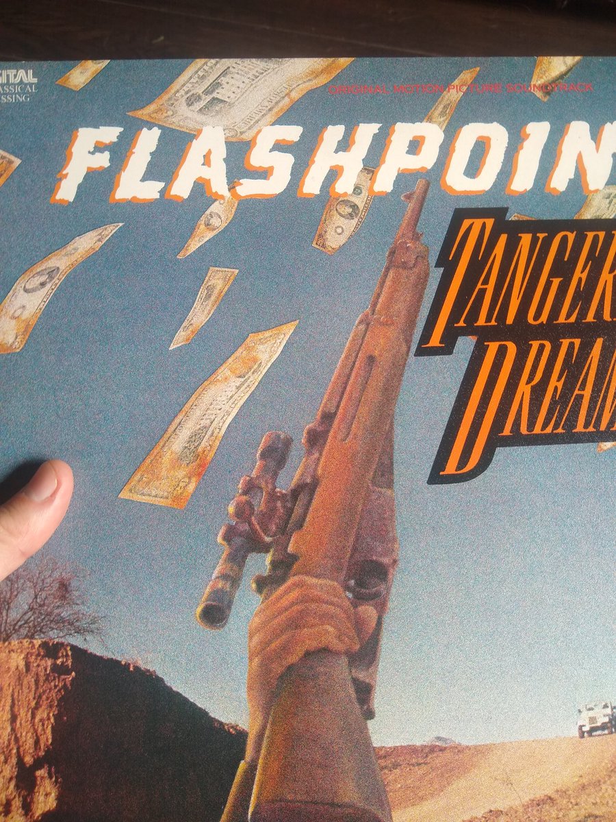 dudeville's tweet image. Oh DMM ❤️ #TangerineDream Flashpoint #vinylfind