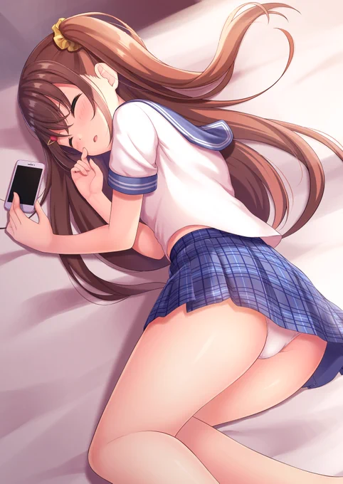 うたた寝する妹
 #オリジナル 