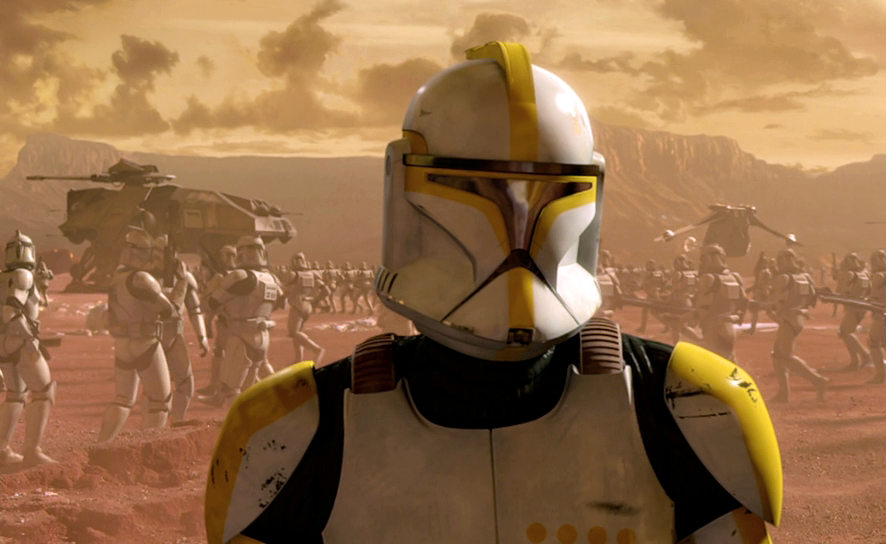 WookieeNews's tweet photo. #Cosasdeclones Ponds sirvió a las órdenes de Mace Windu como comandante del Escuadrón Rayo desde la 1ª Batalla de Geonosis. También sirvió en las Batallas de Ryloth y Malastare. Fue capturado por Aurra Sing y posteriormente ejecutado durante una transmisión que Windu presenció. https://t.co/6T6XpYYxI4