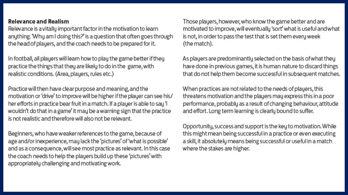 This document from the F.A provides some really helpful information and ideas to support players skill development. If you would like the full copy just DM your email address 👍🏻 #SundayShare