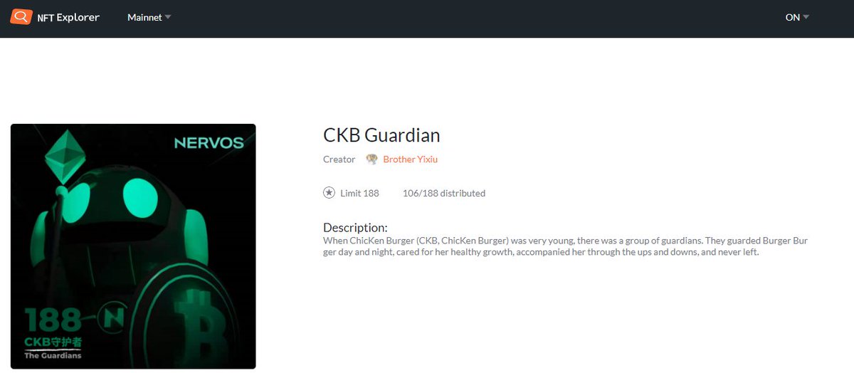 OXStrats's tweet photo. The 1st #NFT platform is live on $CKB. Check it out 👇
https://t.co/EYnS2EUvk2 https://t.co/CubVqpJkOs