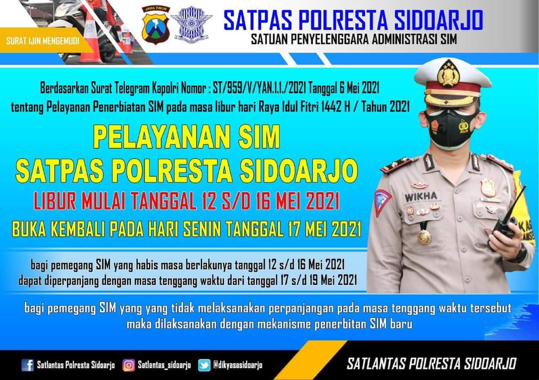 Suara_Sidoarjo's tweet photo. #LayananSIM
#PolrestaSidoarjo https://t.co/fXMaABtz3r
