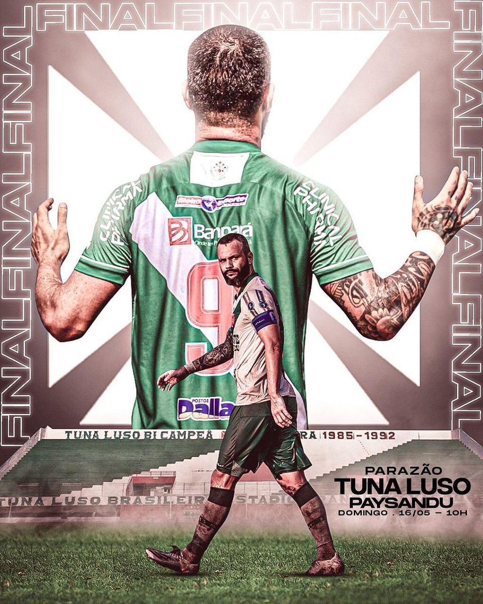 pr9_fans's tweet photo. É FINAL! EM BUSCA DA GLÓRIA! 💚🦅⚽️🙌🏽
🏆CAMPEONATO PARAENSE BANPARÁ 2021 (1°JOGO)
🆚️ TUNA x Paysandu
🏟 ESTÁDIO FRANCISCO VASQUES
🗓 16/MAIO/2021 DOM.
⏰ 10H00
📺 @portalcultura 2.1
#PR9 #TheTank #Tuna #TunaLuso #GoTuna #ÁguiaGuerreira #PR9PauloRangel #Final #Banparazão2021 https://t.co/lKoCBxSTbE