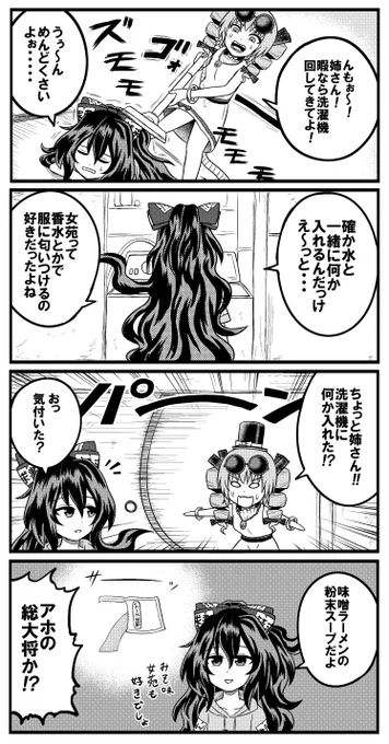 洗濯機と依神紫苑 