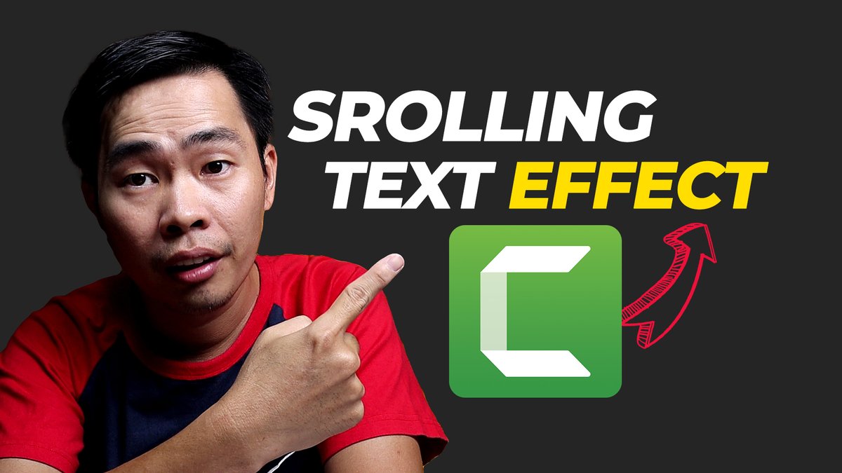 HannMengDigital's tweet image. ⚡️New Video ⚡️

How to make Scrolling Text in Camtasia | Camtasia Video Editing Tutorial ▶ youtu.be/tpLLE5yk7vg

#ScrollingText #Camtasia #CamtasiaTutorial #TextEffect #Camtasia2019 #Camtasia2020 #Camtasia2021 #VidHubMedia