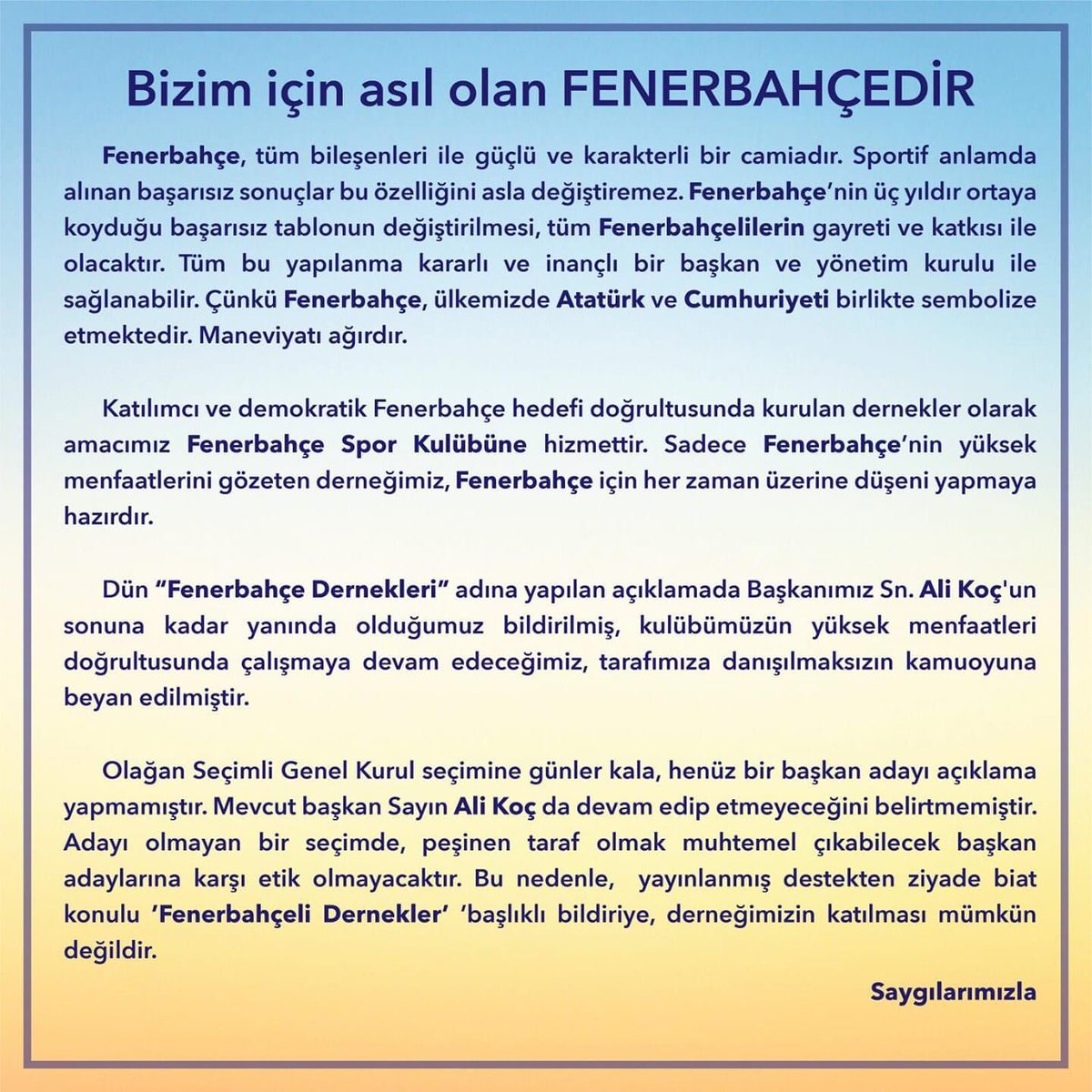 KONYA FENERBAHÇELİLER DERNEĞİ