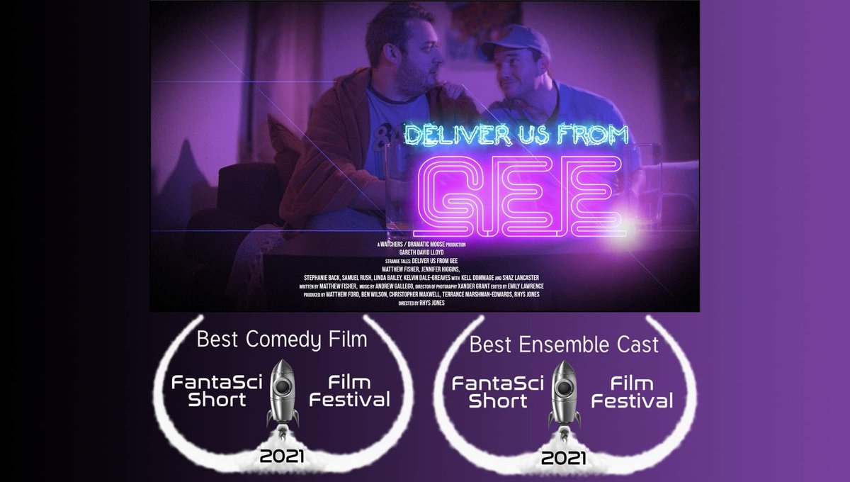 Dramatic Moose Productions (@dramatic_moose) on Twitter photo "DELIVER US FROM GEE" has won TWO awards at @FantaSciFilm! Amazing!
BEST ENSEMBLE
and
BEST COMEDY
Co-oproduced with <a href="/WatchersFilms/">WatchersProductions</a>
Written by <a href="/MattFisher222/">Matthew Fisher</a>
Directed by <a href="/RhysJonesOnFilm/">Rhys Jones</a>
Starring <a href="/Pancheers/">Gareth David-Lloyd</a>
Watch it here: youtube.com/watch?v=UYF1G8…
#dramaticmoose #shortfilm "DELIVER US FROM GEE" has won TWO awards at @FantaSciFilm! Amazing!
BEST ENSEMBLE
and
BEST COMEDY
Co-oproduced with <a href="/WatchersFilms/">WatchersProductions</a>
Written by <a href="/MattFisher222/">Matthew Fisher</a>
Directed by <a href="/RhysJonesOnFilm/">Rhys Jones</a>
Starring <a href="/Pancheers/">Gareth David-Lloyd</a>
Watch it here: youtube.com/watch?v=UYF1G8…
#dramaticmoose #shortfilm