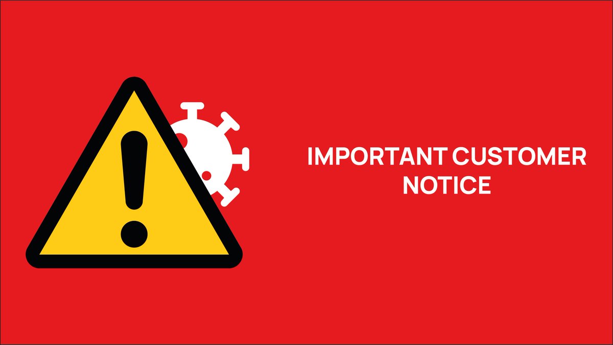 It is with deep regret that we must inform all customers that we will be closed until Wednesday 26th May 2021 as someone in our bubble has tested positive for COVID-19. Read more here: facebook.com/10828046917638…