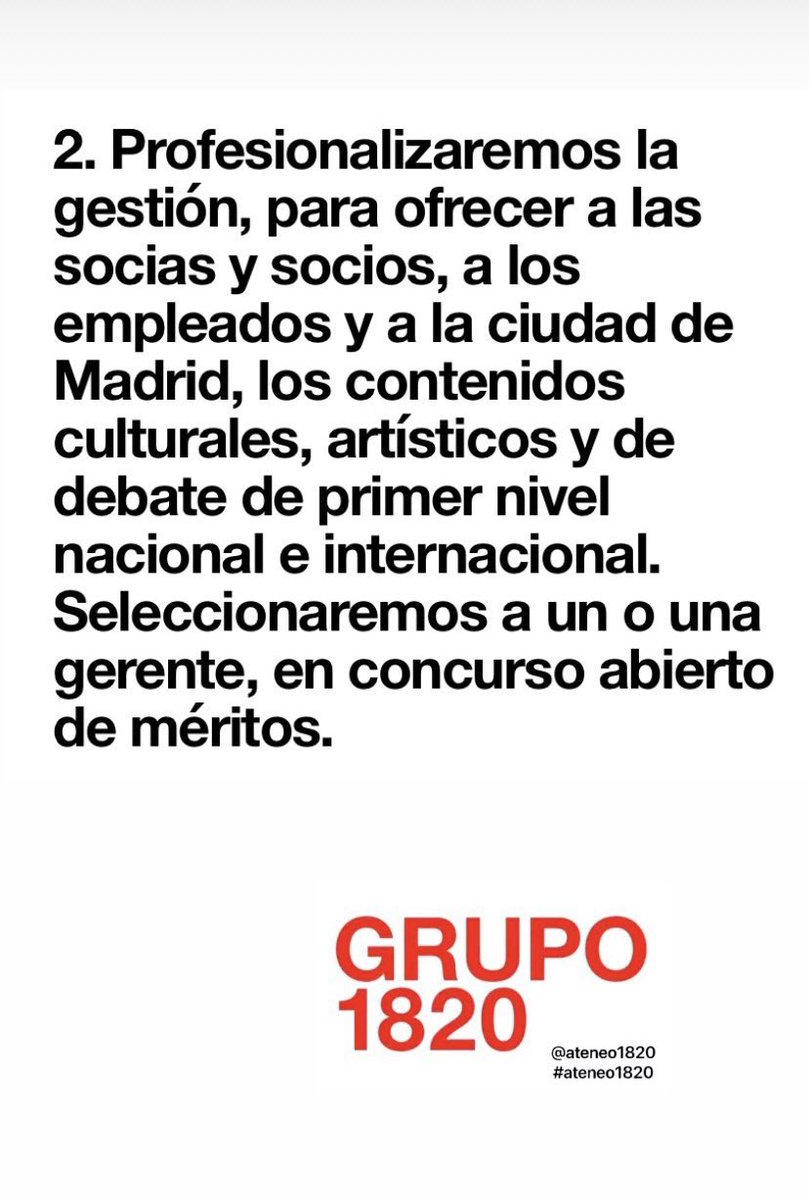 Nuestras propuestas #ateneo1820 #grupo1820 #encenderlaluz