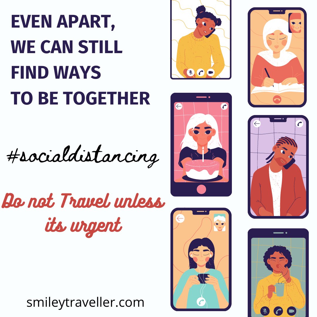 Stay at home 
Travel can come back but life will not 
#StayHomeStaySafe 
#COVID19 is not yet over 
#MaskOn 
#BeKind and #help others