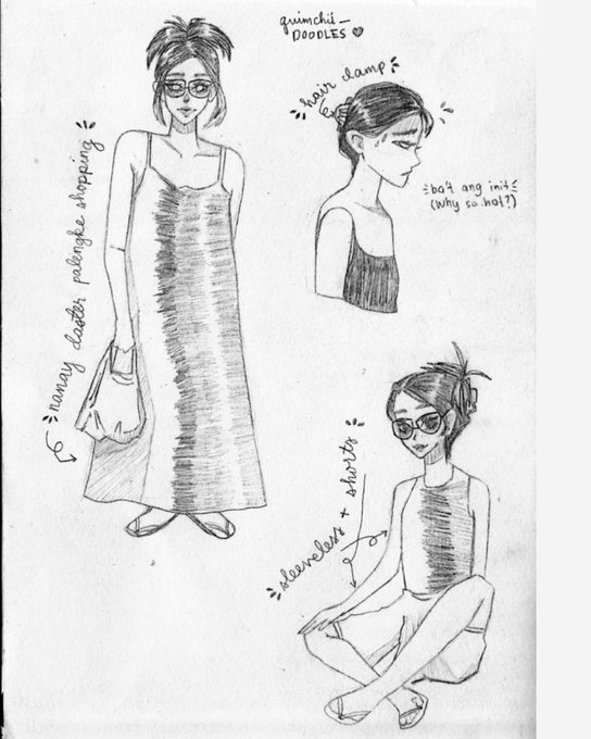 Maysia Day 9: Casual Wear

My ideal casual wear includes a "nanay" daster, sleeveless and shorts bc ang init sa Pinas!! 😂
P.S. Sorry for the extra messy doodle. I was lazy to ink
and line it with black pen :((

#artph #maysia 