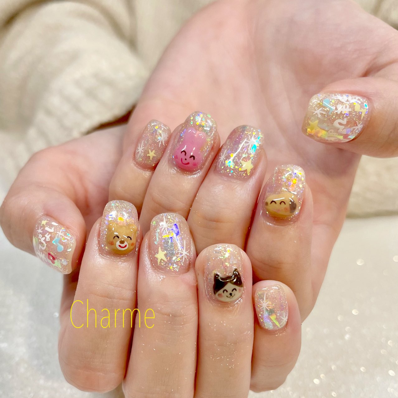 تويتر Charme Haru على تويتر ゆるキャラのゆるい3d Nails Nail Nailart Naildesign ネイル ネイルアート ジェルネイル Nailsaloncharme シャルム 札幌ネイルサロン 春ネイル フィルムネイル ラメネイル キャラクターネイル キャラネイル 3d