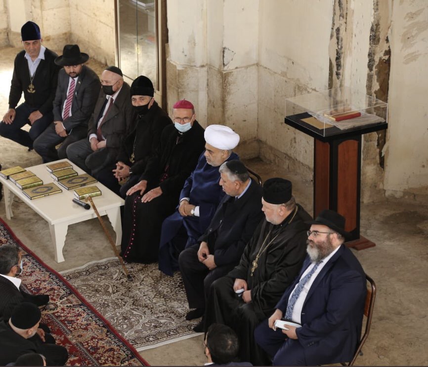 When a photo speaks louder than words! All religious leaders of #Azerbaijan together in #Ağdam 🇦🇿 Mosque. Photo from April 2021

#InternationalDayofLivingTogetherInPeace
#PeacefulCoexistence #Multiculturalism