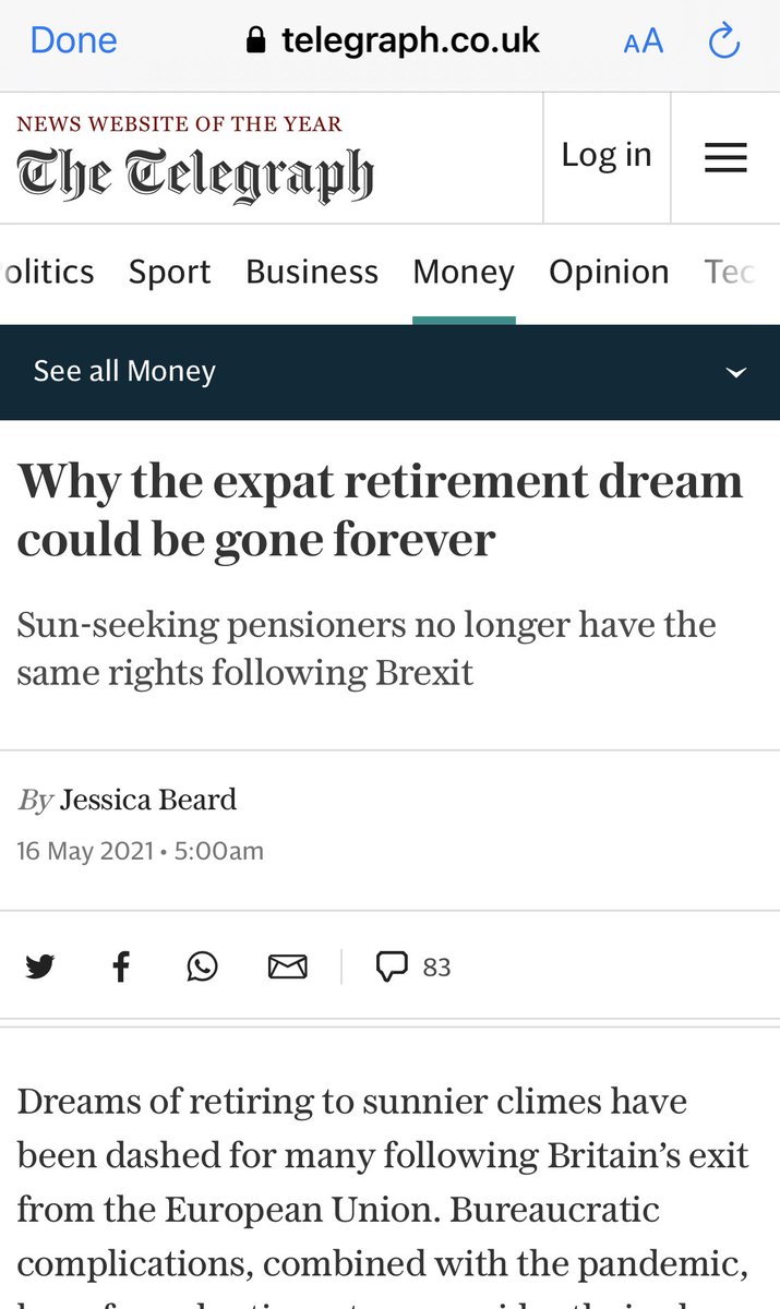 Because you campaigned for it?