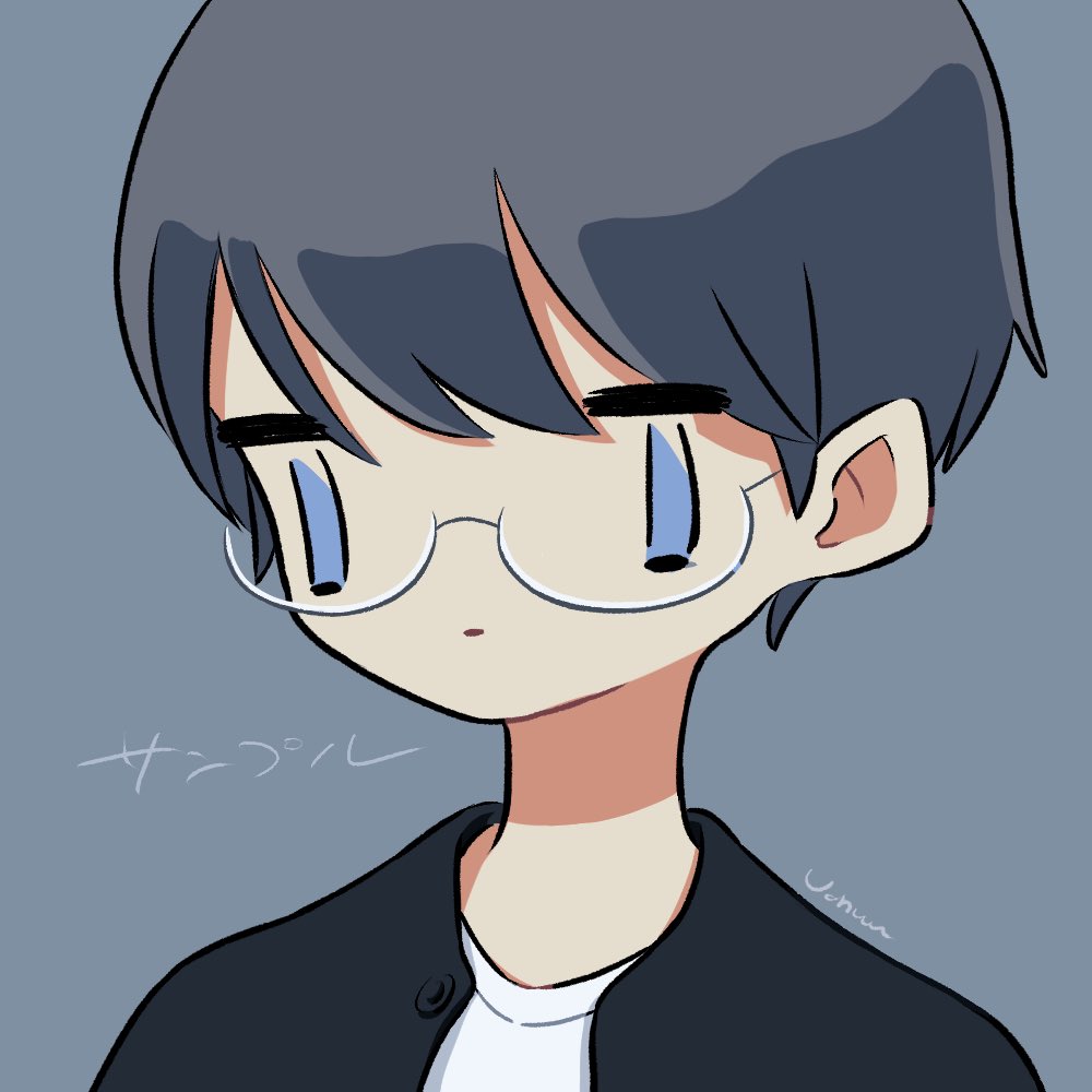 アイコン描かせて頂きました クールな感じに仕上がりました 色味やパーツな Uchuuのイラスト