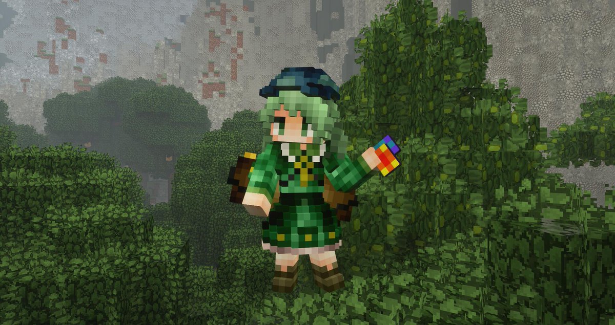 MCGensoukyo's tweet photo. #MC幻想郷 は #Minecraft で #東方虹龍洞 全キャラーと全シーンを還元します！
1『商売繁盛の縁起物』豪徳寺 ミケ
2『山奥のビジネス妖怪』山城 たかね
3『高地に棲む山女郎』駒草 山如
4『本物の勾玉制作職人』玉造 魅須丸
キャラクター製作:Hansard Feather_aya
背景および撮影:雅音宫羽MasaneMiyaPA https://t.co/Y1BgQfoMeA