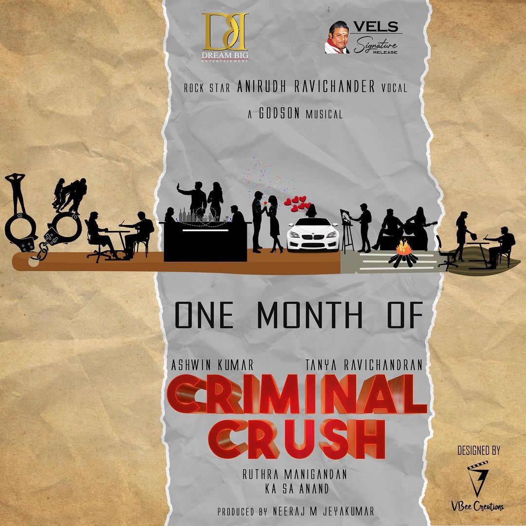Godson Rudolph (@godsonrudolph) on Twitter photo Very happy for #onemonthofcriminalcrush
Thanks to everyone and the entire criminal crush team for celebrating my debut song in a grand way. I'm deeply overwhelmed with your love and support. <a href="/anirudhofficial/">Anirudh Ravichander</a> <a href="/i_amak/">Ashwin Kumar</a> <a href="/actortanya/">Tanya S Ravichandran</a> <a href="/dir_ruthra/">Ruthra Manigandan</a> @KSANAND123 <a href="/Neerajoffl/">Neeraj M Jeyakumar</a> Very happy for #onemonthofcriminalcrush
Thanks to everyone and the entire criminal crush team for celebrating my debut song in a grand way. I'm deeply overwhelmed with your love and support. <a href="/anirudhofficial/">Anirudh Ravichander</a> <a href="/i_amak/">Ashwin Kumar</a> <a href="/actortanya/">Tanya S Ravichandran</a> <a href="/dir_ruthra/">Ruthra Manigandan</a> @KSANAND123 <a href="/Neerajoffl/">Neeraj M Jeyakumar</a>