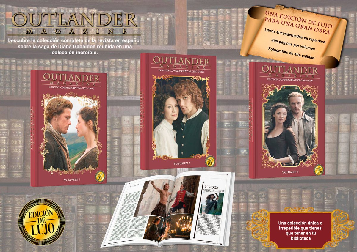 Outlandermag's tweet photo. Abrimos plazo para hacerse con una nueva hornada de nuestros anuarios, 3 tomos de más de 400 páginas cada uno... ¡Hazte con el tuyo! Más información en las imágenes y en abherranz@gmail.com https://t.co/9cIMyR5rzP