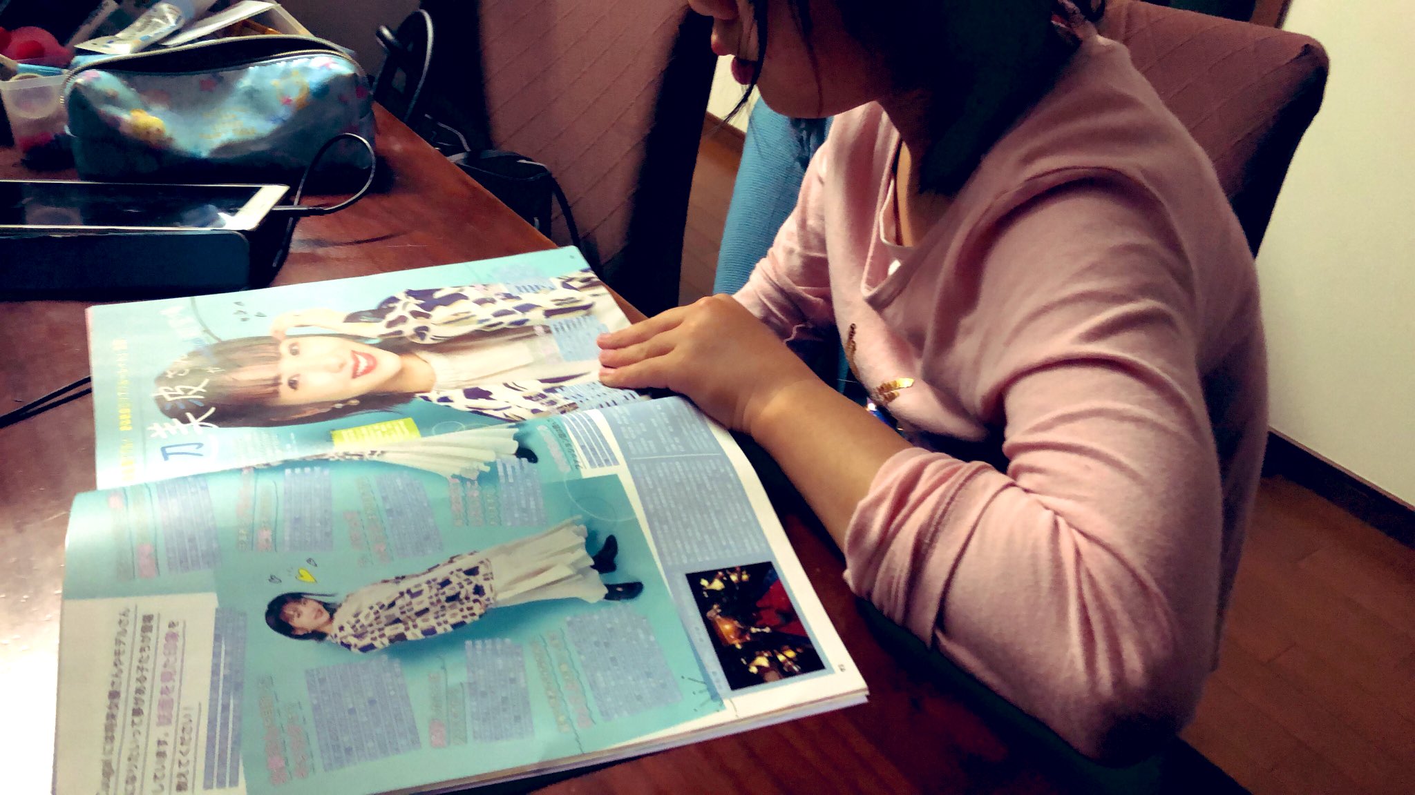 ほしりえ 娘が ファッション雑誌読むなんて キューガール あっちゃんファミリー T Co Wg47tzyeya Twitter