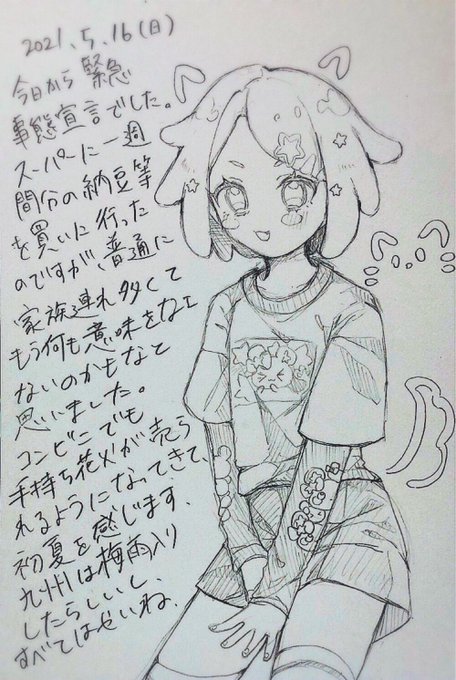 #ポスカ日記2021
なにもわからん 