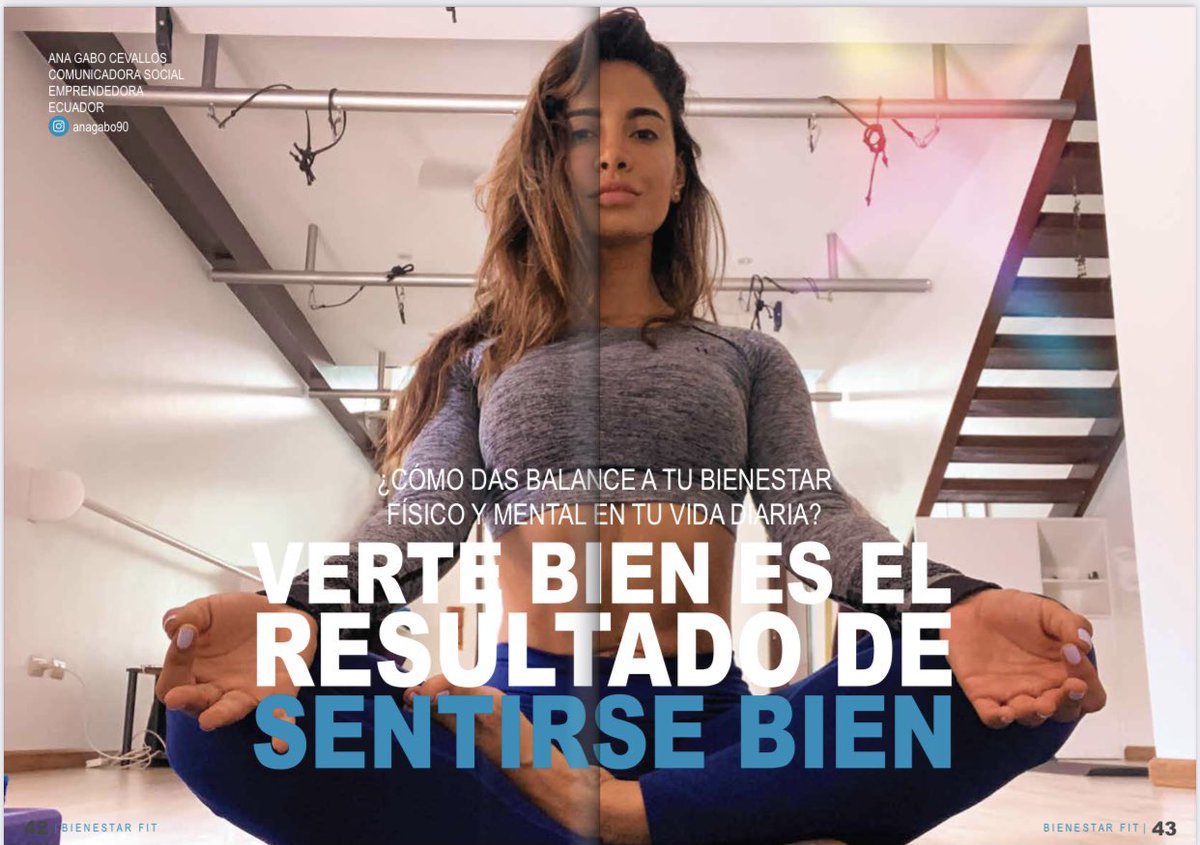 anagaboc8's tweet photo. #ecuadorpresente en la Revista Bienestar Fit “Verte bien es el resultado de sentirte bien”  

Haciendo lo que nos gusta y hablando de temas que tanto nos encanta!!!! 

https://t.co/LIekc7MPQR
#wellnes https://t.co/yW0OYl52Nj