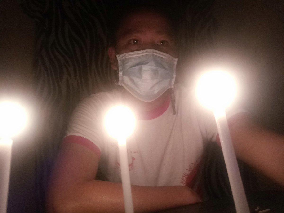 MurphyJhaye's tweet photo. International AIDS candlelight memorial 2021 Home quarantine Celebration.
We Remember... We take action... We live beyond HIV... We support HIV and Covid-19 Warriors.
#PushFPOP
#PushYCAP
#PushGitnangLuzon https://t.co/dmJepUhT8J